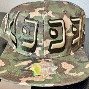 Murder FM Brand New Fitted Olive Camo Hat! 7 1/4 Hot!! NWT